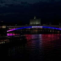 Photo taken at Borodinsky Bridge by quinquangularis on 8/27/2021