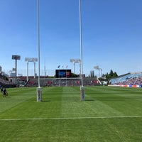 Photo taken at Prince Chichibu Memorial Rugby Stadium by ぺち夫 on 5/18/2024