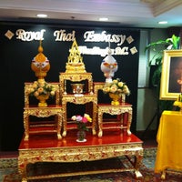 Photo taken at Royal Thai Embassy by Jei G. on 8/8/2012