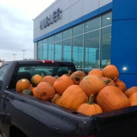 Photo taken at Hubler Chevrolet by Aaron on 10/26/2012