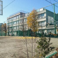 Photo taken at Shoto Junior High School by nori S. on 12/16/2012