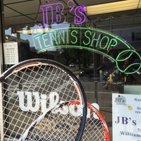 Photo taken at JB&amp;#39;s Tennis Shop by Davaish S. on 5/18/2014