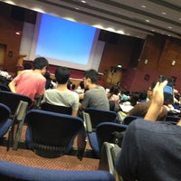 Photo taken at NUS Lim Seng Tjoe Lecture Theatre(LT27) by Liew T. on 10/12/2012