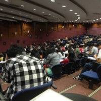 Photo taken at NUS Lim Seng Tjoe Lecture Theatre(LT27) by Liew T. on 10/18/2012