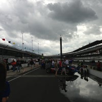 Photo taken at Indianapolis Motor Speedway Paddock Press Penthouse Box 17 by April A. on 5/22/2013