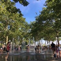 Photo taken at Leaping Fountain by Jake V. on 6/11/2017