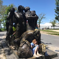 Photo taken at Immigrants Sculpture by Jake V. on 6/4/2019