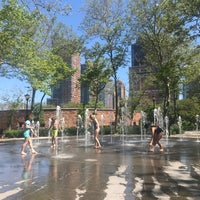 Photo taken at Leaping Fountain by Jake V. on 6/4/2019