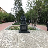 Photo taken at Памятник В.С. Пикулю by Reliat on 8/7/2018