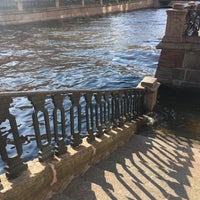 Photo taken at Voznesensky Bridge by Olga S. on 9/14/2019