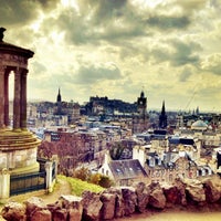 Photo taken at Calton Hill by Stefan S. on 4/13/2013