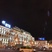 Photo taken at Vosstaniya Square by Ekaterina S. on 5/14/2017