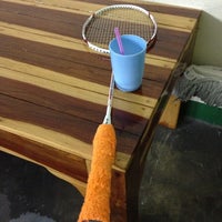 Photo taken at Permsuk Badminton Court by JeaB t. on 10/25/2012