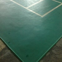 Photo taken at Permsuk Badminton Court by JeaB t. on 2/28/2013