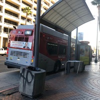 Photo taken at Ventura &amp;amp; Sepulveda Metro Bus Stop by Christy A. on 10/26/2021