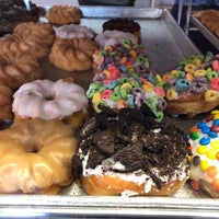 Photo taken at K&amp;#39;s Donut Emporium by Christy A. on 7/25/2021