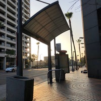 Photo taken at Ventura &amp;amp; Sepulveda Metro Bus Stop by Christy A. on 7/27/2021