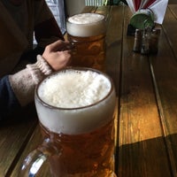 Photo taken at Cerna Hora (Czech beer bar) by Vaska J. on 10/2/2014