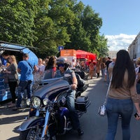 Photo taken at St. Petersburg Harley Days by Olga O. on 8/8/2018