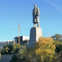 Photo taken at Памятник Ленину by Max G. on 10/9/2021