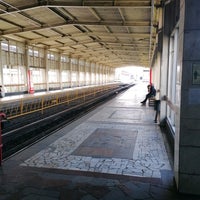Photo taken at Станция «Пионерская» by Max G. on 10/9/2021