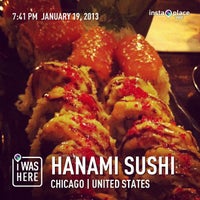 Photo taken at Hanami Sushi by Christina T. on 1/20/2013