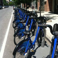 Photo taken at Citi Bike Station by Chris O. on 5/27/2013