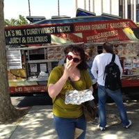Photo taken at The No. 1 Currywurst Truck of Los Angeles by Celia A. on 4/27/2013