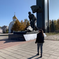 Photo taken at Памятник борцам революции 1905 года by Nastya B. on 9/27/2020