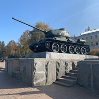Photo taken at Танк Т-34-85 by Nastya B. on 10/2/2020