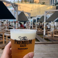 Photo taken at PREMIUM Beer Terrace by the beach by Rumika on 8/4/2018