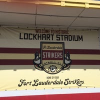 Photo taken at Lockhart Stadium by Paulo P. on 1/23/2016