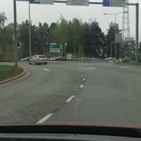 Photo taken at Haagan liikenneympyrä by Tapio T. on 5/20/2013