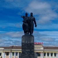 Photo taken at Памятник воинам Уральского добровольческого танкового корпуса by Людмила on 5/21/2013