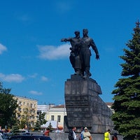 Photo taken at Памятник воинам Уральского добровольческого танкового корпуса by Людмила on 6/3/2013