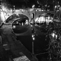 Photo taken at Lungotevere Gianicolense by Paolo V. on 1/13/2013