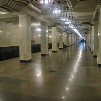 Photo taken at Метро «Машиностроителей» by Fоursquаrе по-русски on 11/2/2012