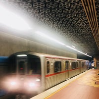 Photo taken at Metro Rail - Hollywood/Western Station (B) by Kalil D. on 4/22/2018