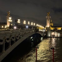 Photo taken at Alexander III Bridge by Marco O. on 2/24/2024