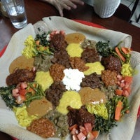 Photo taken at Mahider Ethiopian Restaurant and Market by Eric T. on 11/3/2012