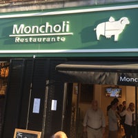 4/23/2015 tarihinde Daniel M.ziyaretçi tarafından Restaurante Moncholi. Cocina actual'de çekilen fotoğraf