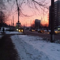 Photo taken at Остановка «Улица Красивая» / Прыпынак «Прыгожая» by Anya G. on 1/26/2017