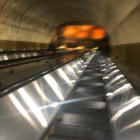 Photo taken at Woodley Park-Zoo/Adams Morgan Metro Station by Laura W. on 2/13/2020