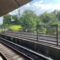 Photo taken at Fort Totten Metro Station by Laura W. on 8/11/2023