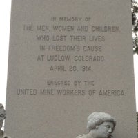 Photo taken at Ludlow Massacre Monument by Brant on 8/22/2013