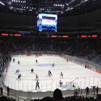Photo taken at Bolshoy Ice Dome by Nathalie M. on 4/25/2013
