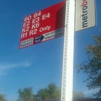 Photo taken at WMATA Bus Stop #1003435 (60, 64, E2, E3, E4, K2, K6, R1, R2, R5) by Donell J. on 10/17/2012