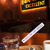 Photo taken at Excellent Cafe &amp;amp; Nargile by Mert A. on 11/13/2018