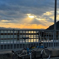 Photo taken at 大三島橋 by Yu A. on 11/18/2023