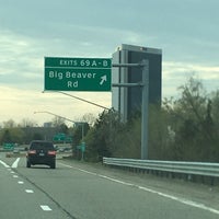 Photo taken at I-75 Exit 69, Big Beaver Road by Greg K. on 4/24/2016